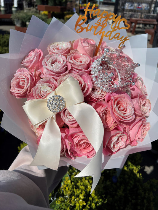 Glitter Roses Bouquet